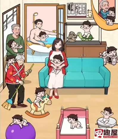 全民爆梗王带娃大师怎么过-带娃大师通关攻略