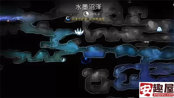 奥日与萤火意志水墨沼泽怎么过-水墨沼泽探索路线
