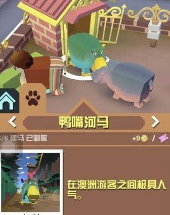 疯狂动物园鸭嘴兽河马怎么捉
