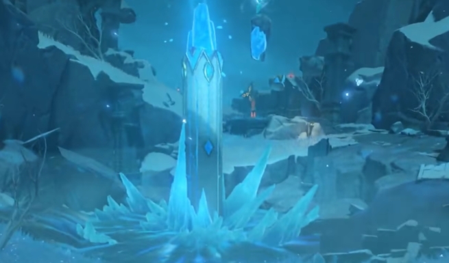 原神中怎么登上雪山顶