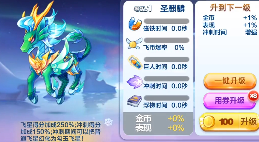 天天酷跑圣域女王配什么坐骑