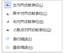 word怎么设置制表位？