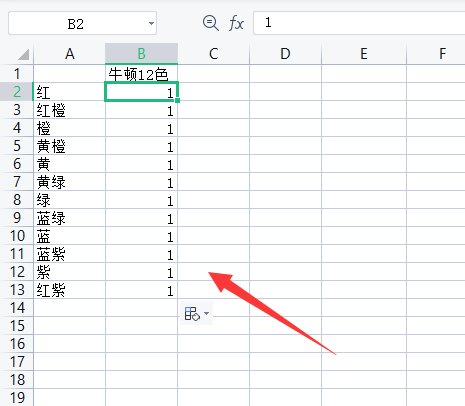 怎么使用PPT制作牛顿12色环饼图？怎么绘制方法？