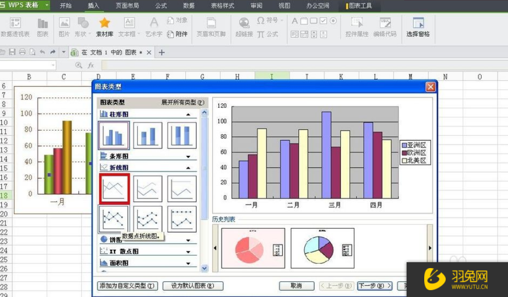 wps怎么制作折线图？如何利用wps制作折线图？