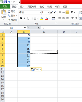 如何将Excel的一列数据乘以相同的数？用Excel一列数据乘以相同的数的方法