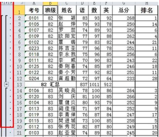 Excel表格的汇总功能怎么用？Excel汇总的操作教程